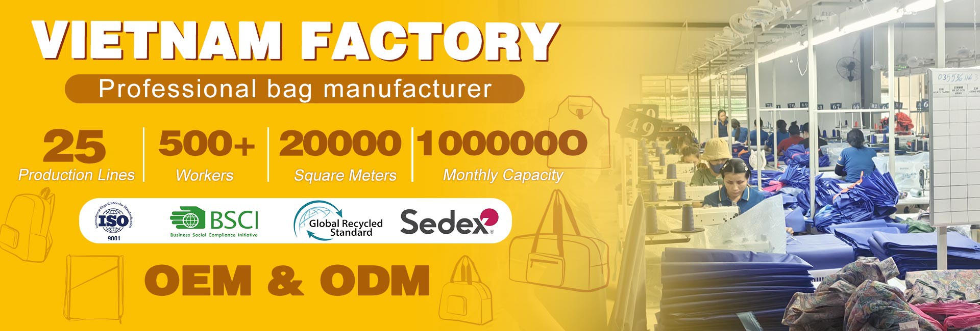 Vietnamese luggage factory